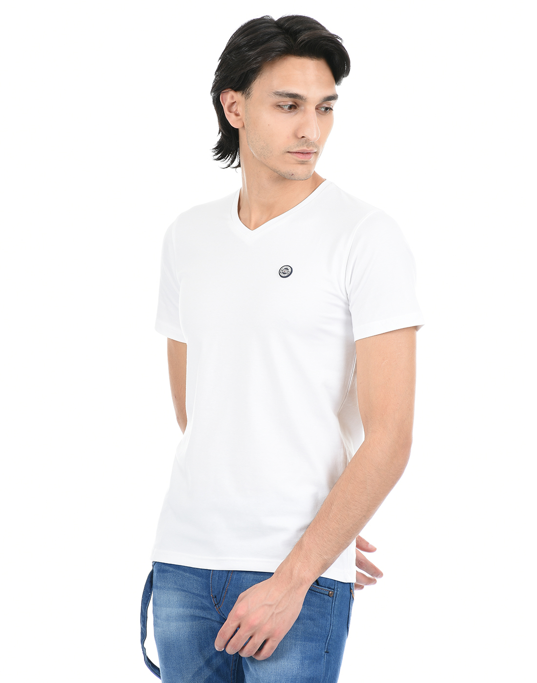 Cloak & Decker by Monte Carlo Men White T-Shirt